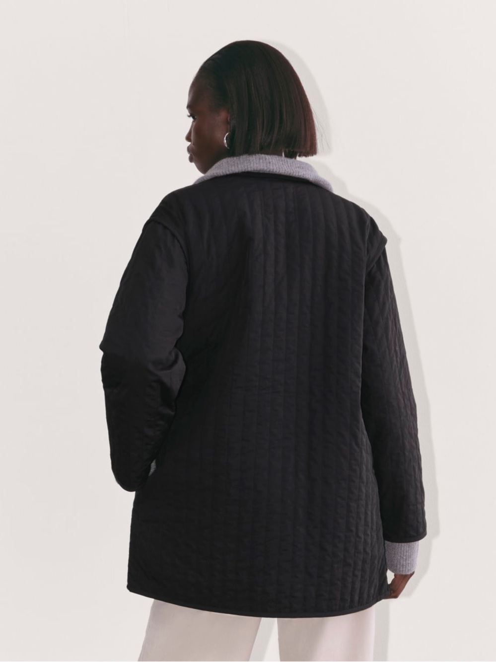 NWT Everlane The Midi Quilted Liner - Picture 6 of 16